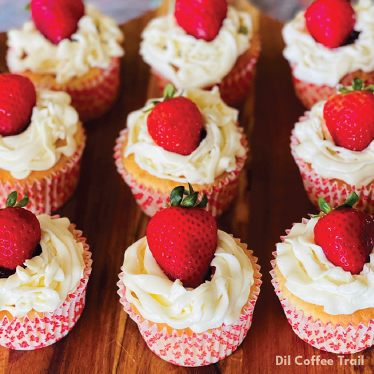 Mini Victoria Sponge Cupcakes